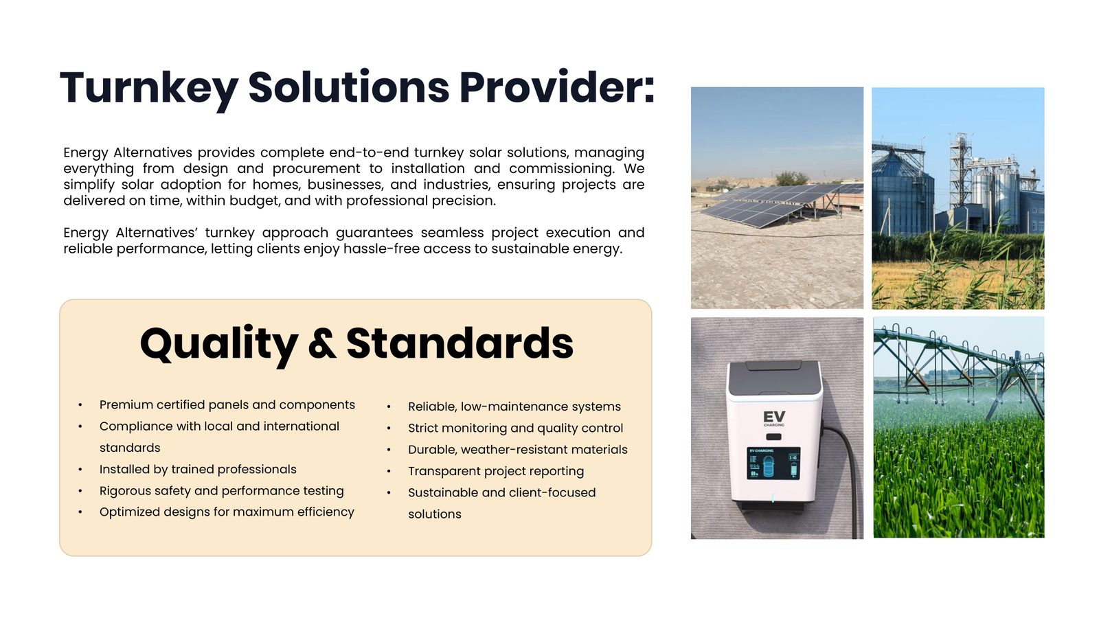 Turnkey Solutions