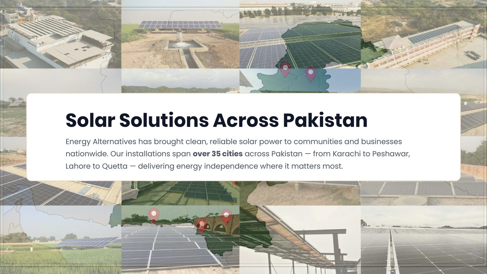 Coverage Across Pakistan