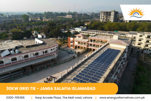 30KW Grid Tie - Jamia Salafia Islamabad