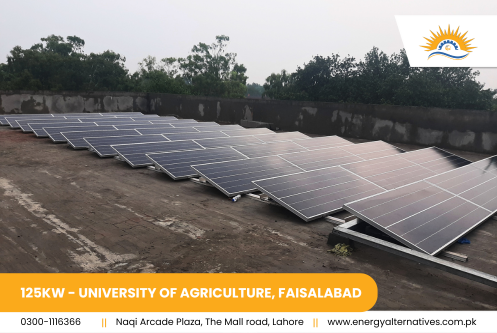 125KWP Grid Tie At University of Agriculture, Faisalabad