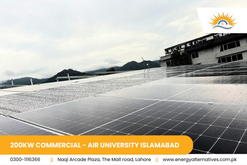 200KW Commercial at Air University Islamabad